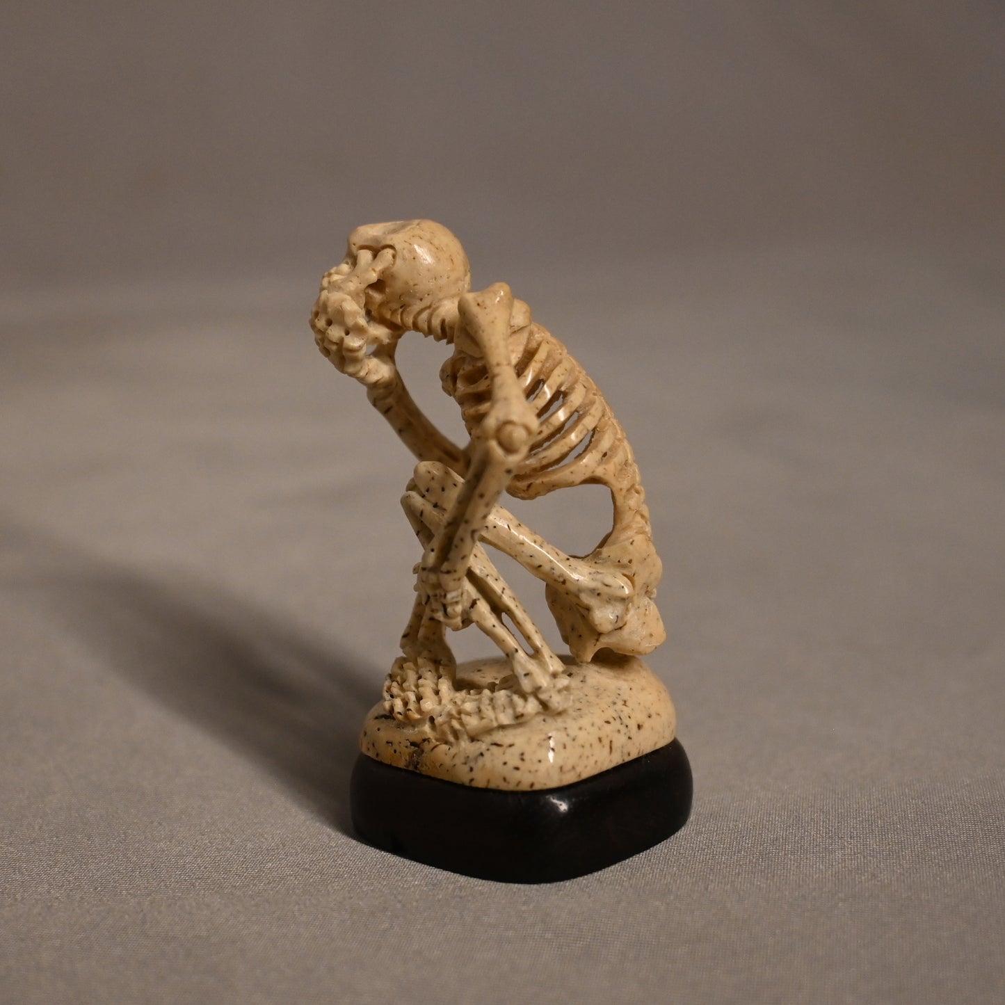 Carved Bone Skeleton Wondering