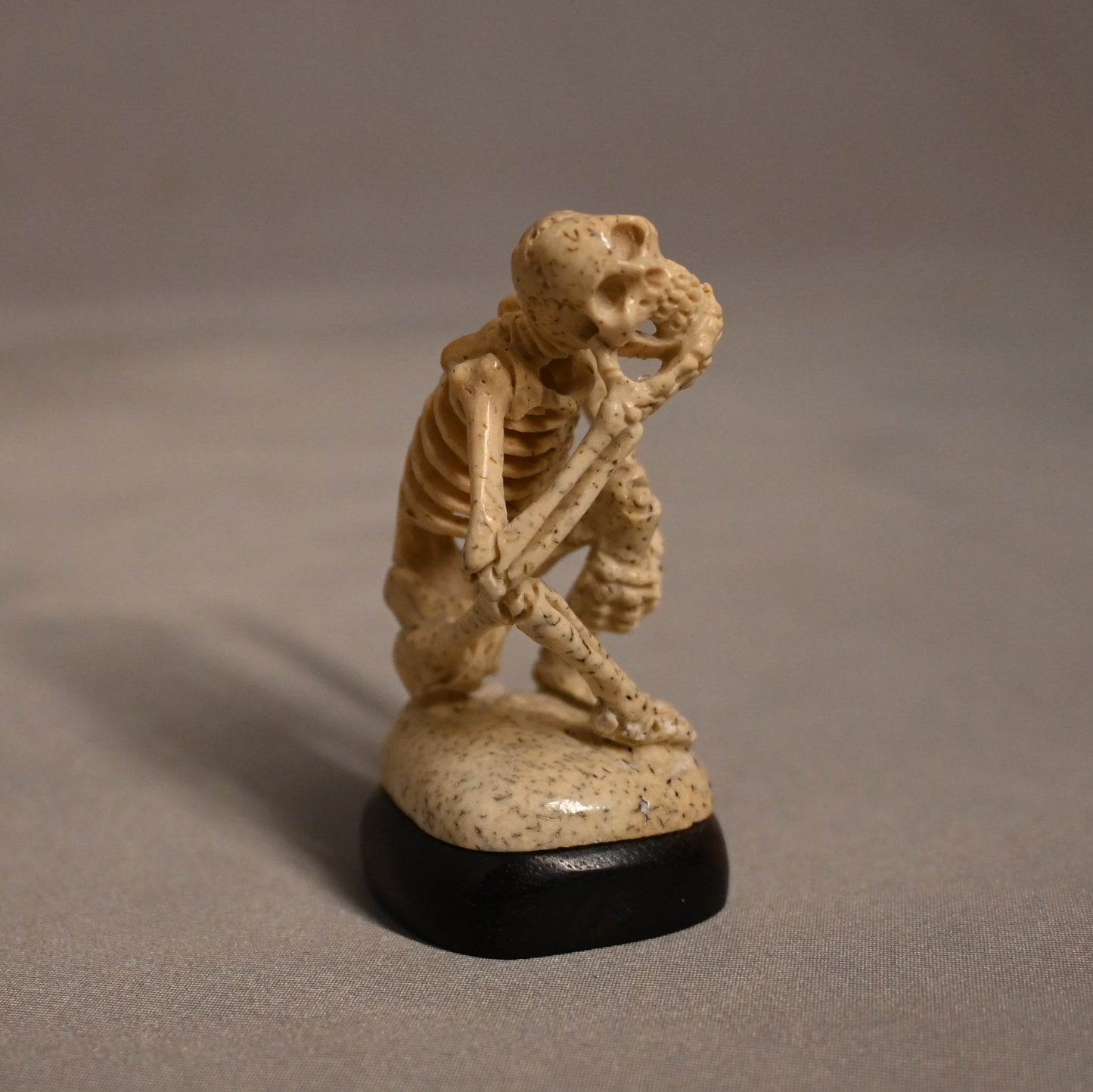 Carved Bone Skeleton Wondering