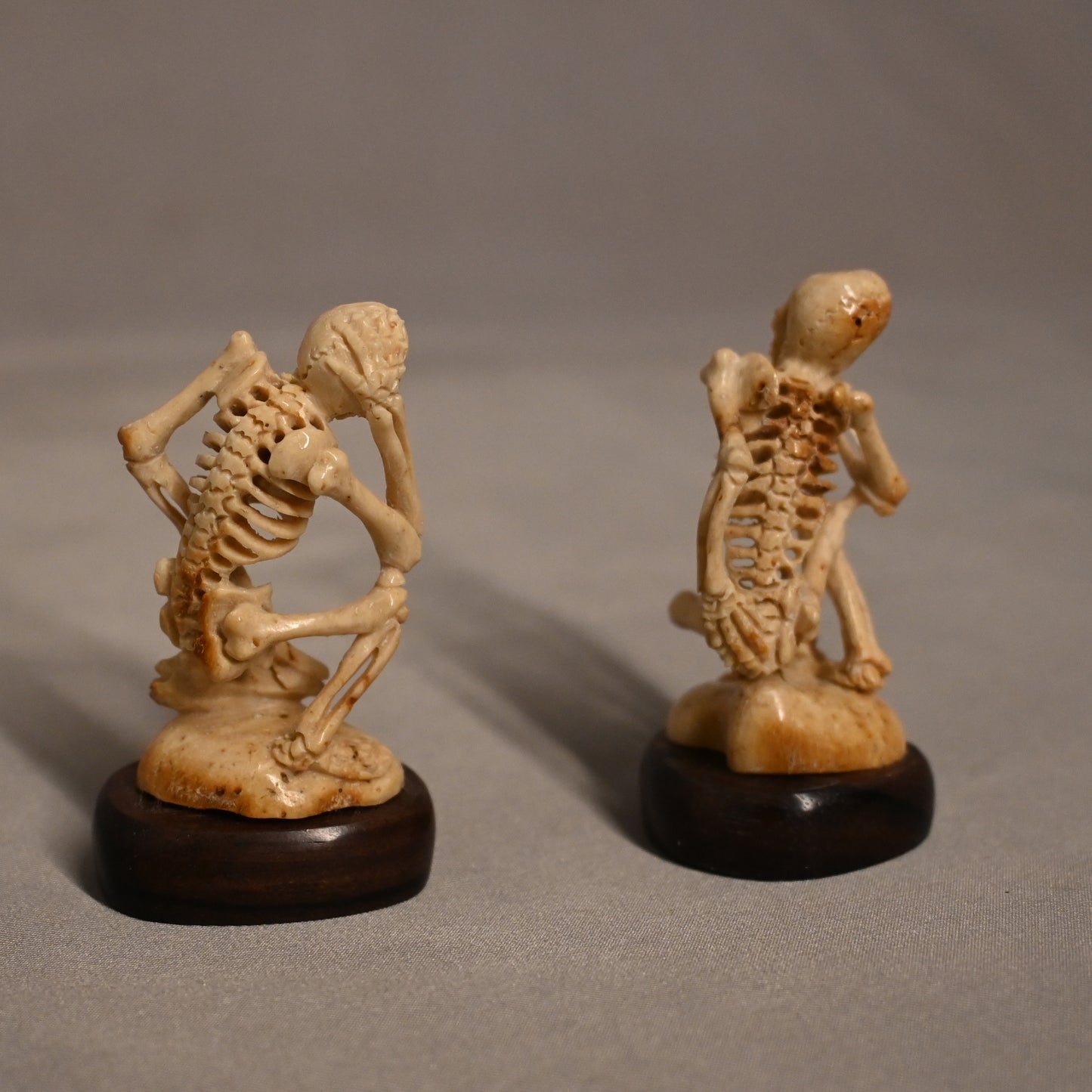 Bone Statues pair