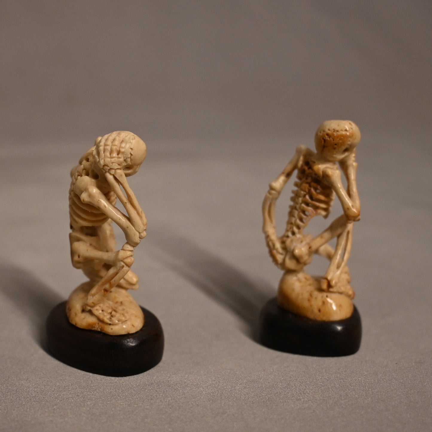 Bone Statues pair