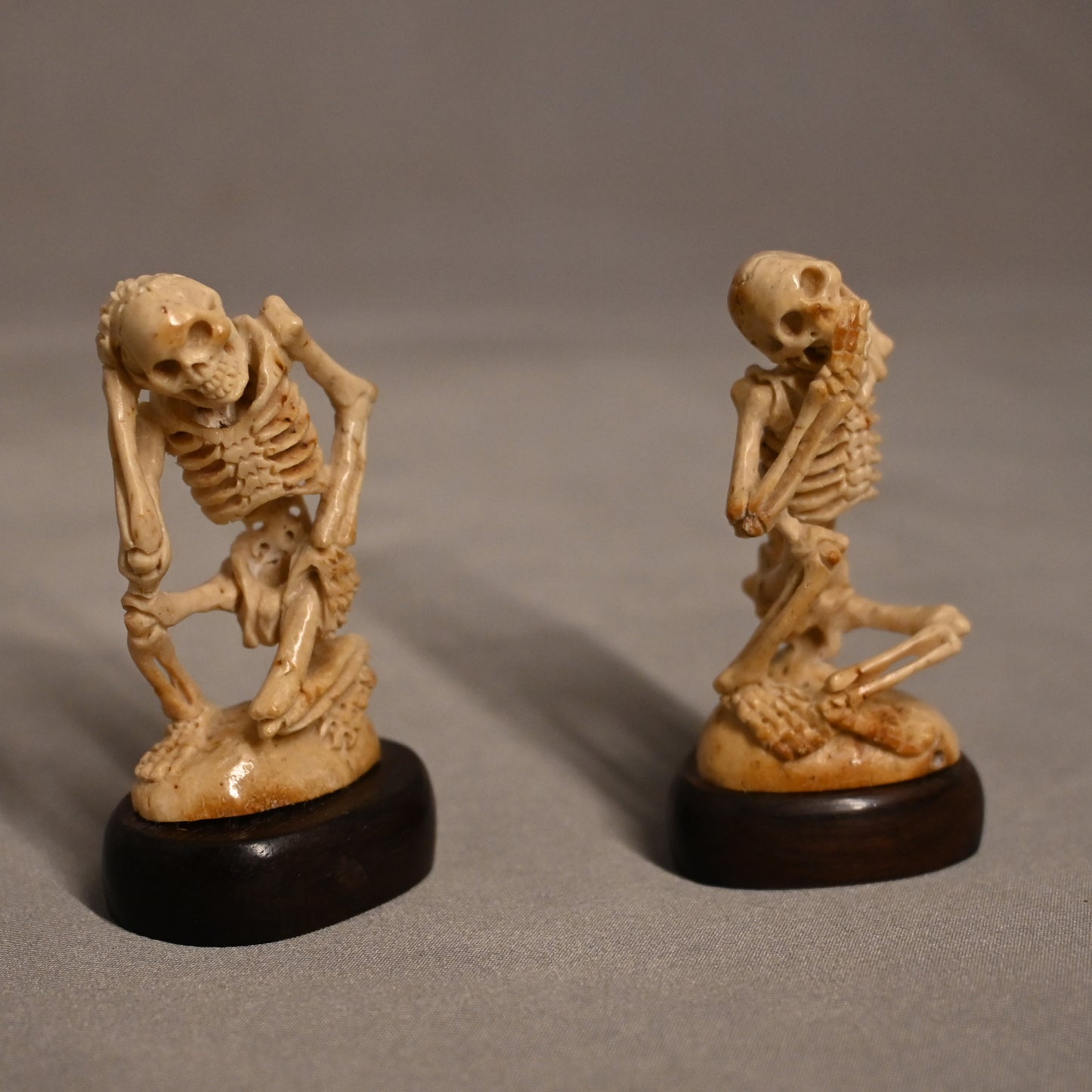 Bone Statues pair