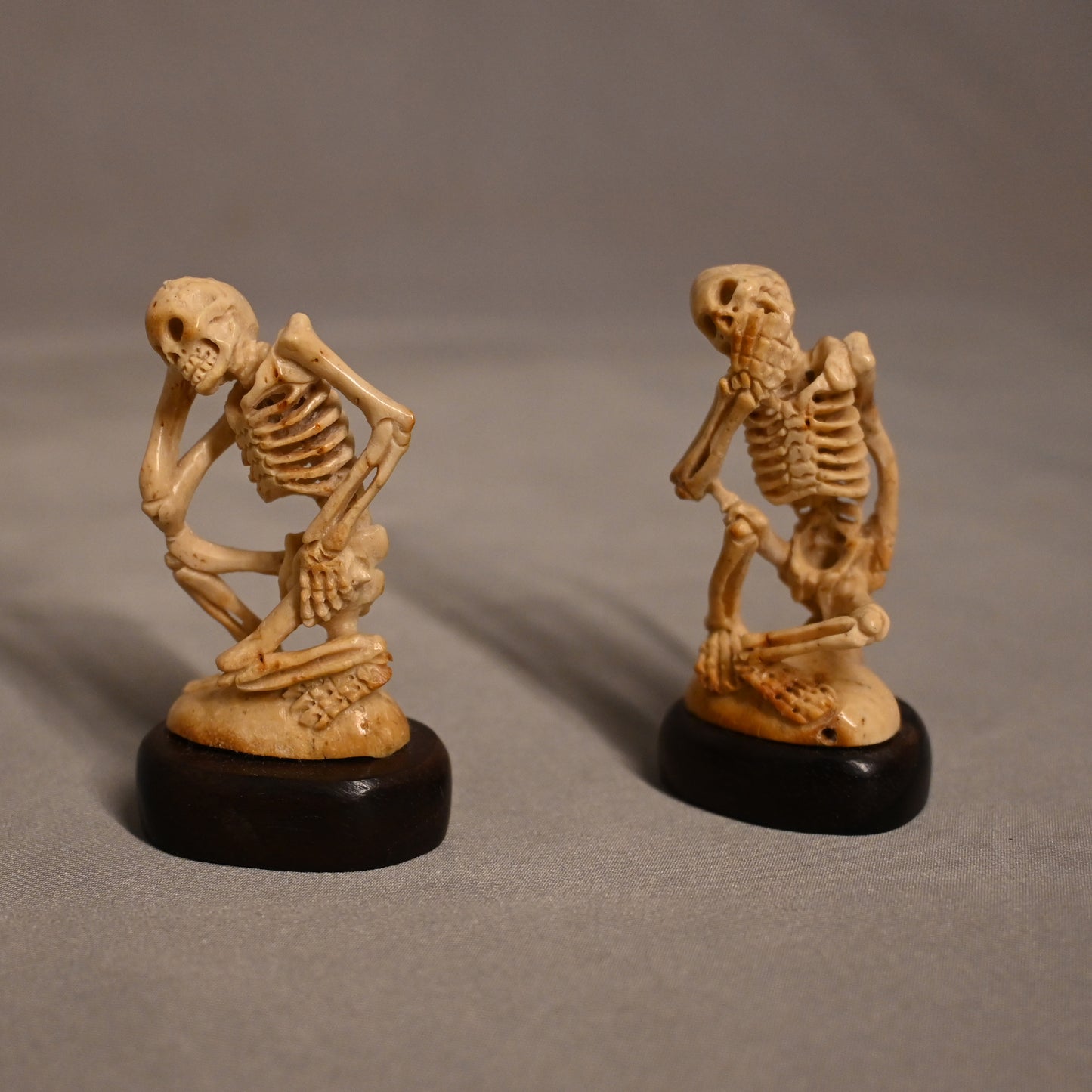 Bone Statues pair