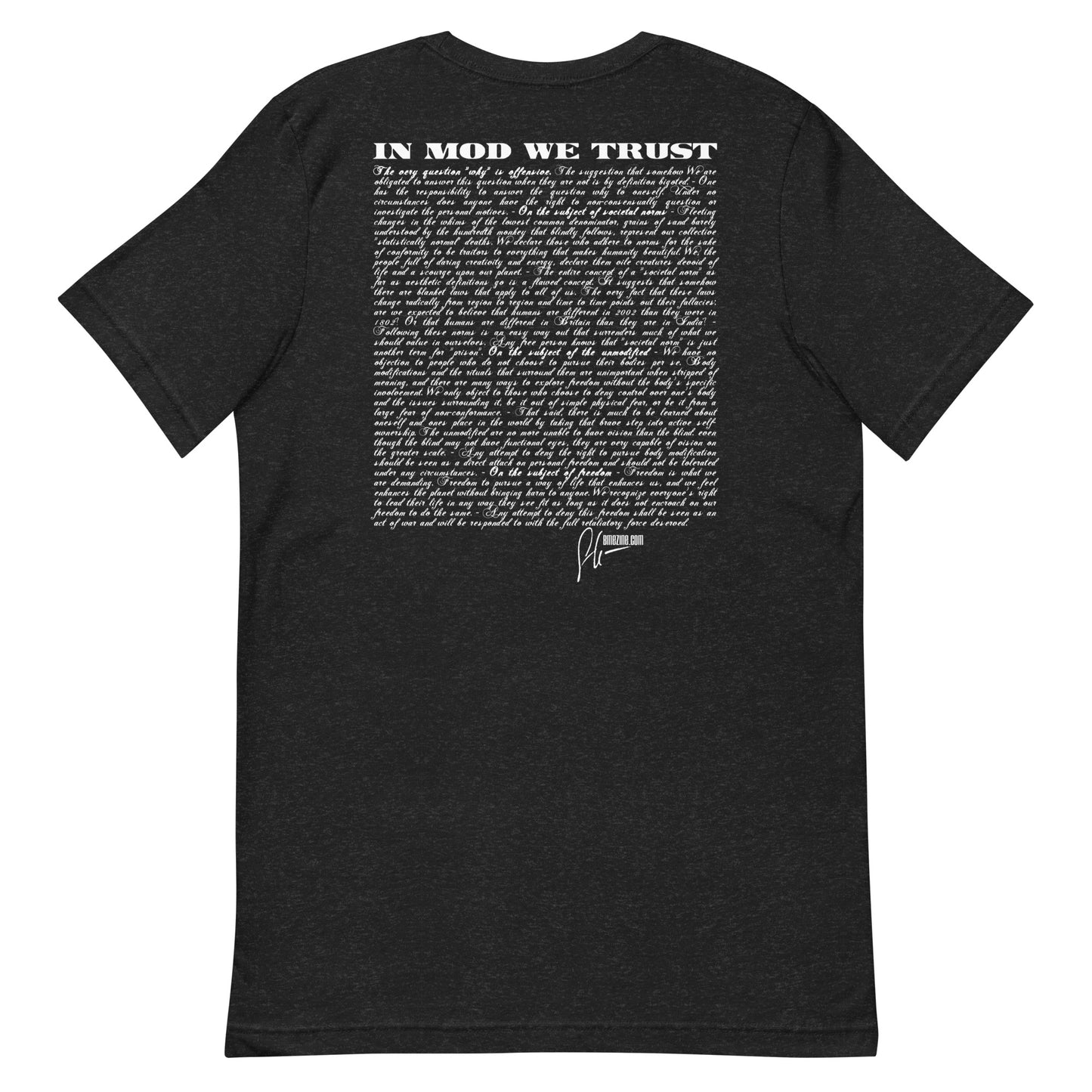 In Mod We Trust Unisex t-shirt