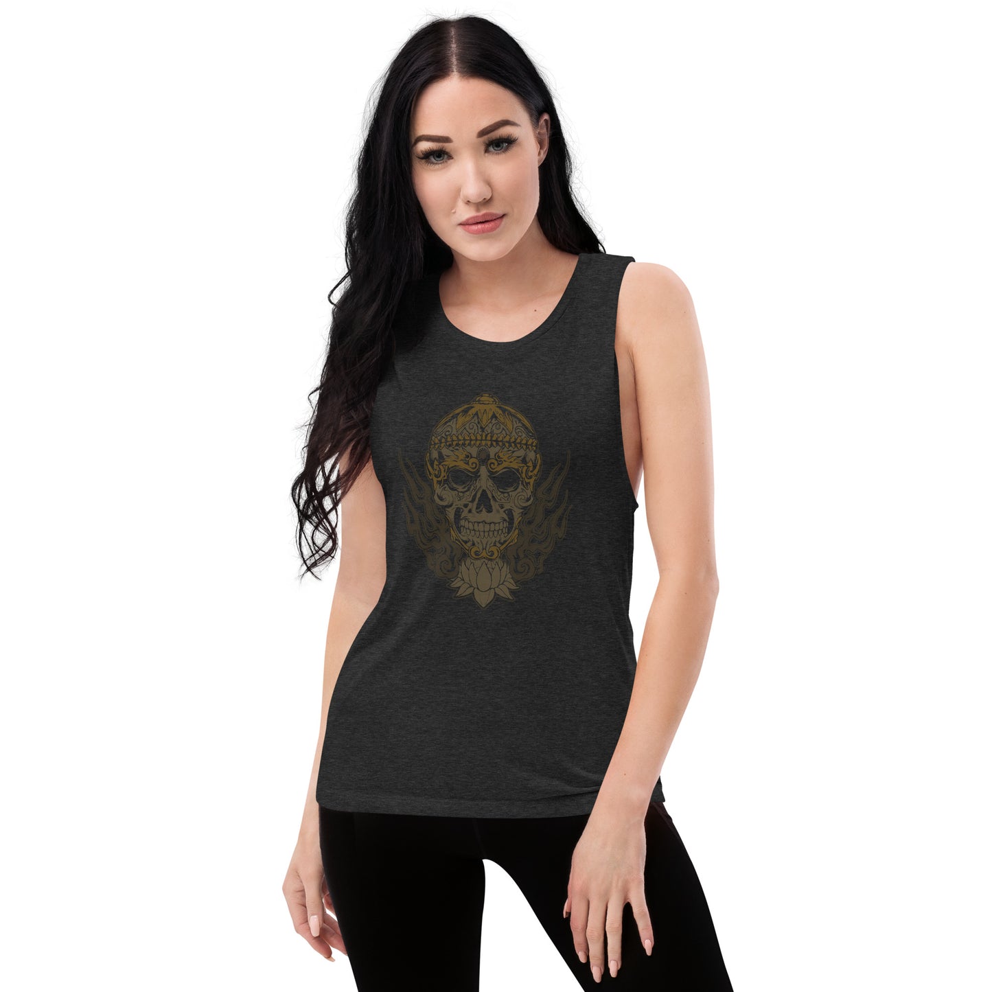Tibetan Skull Ladies’ Muscle Tank