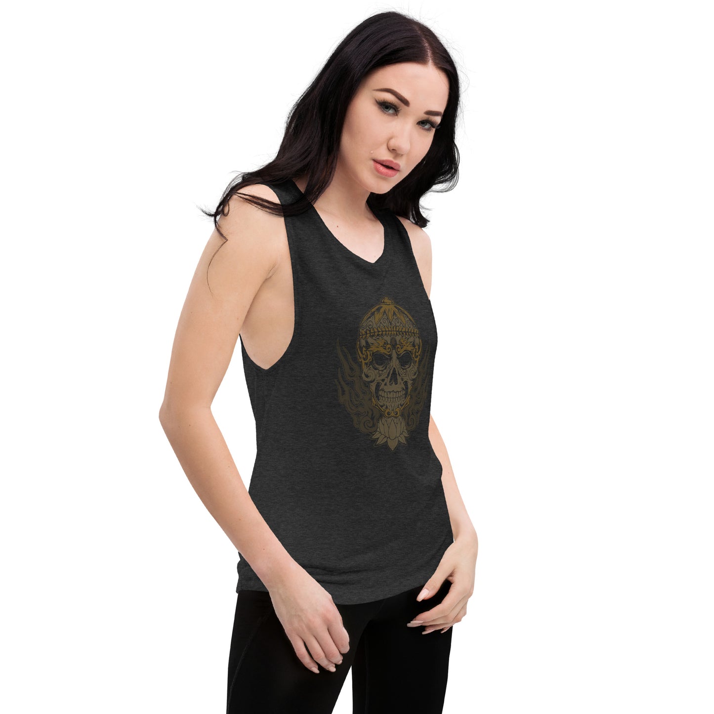 Tibetan Skull Ladies’ Muscle Tank