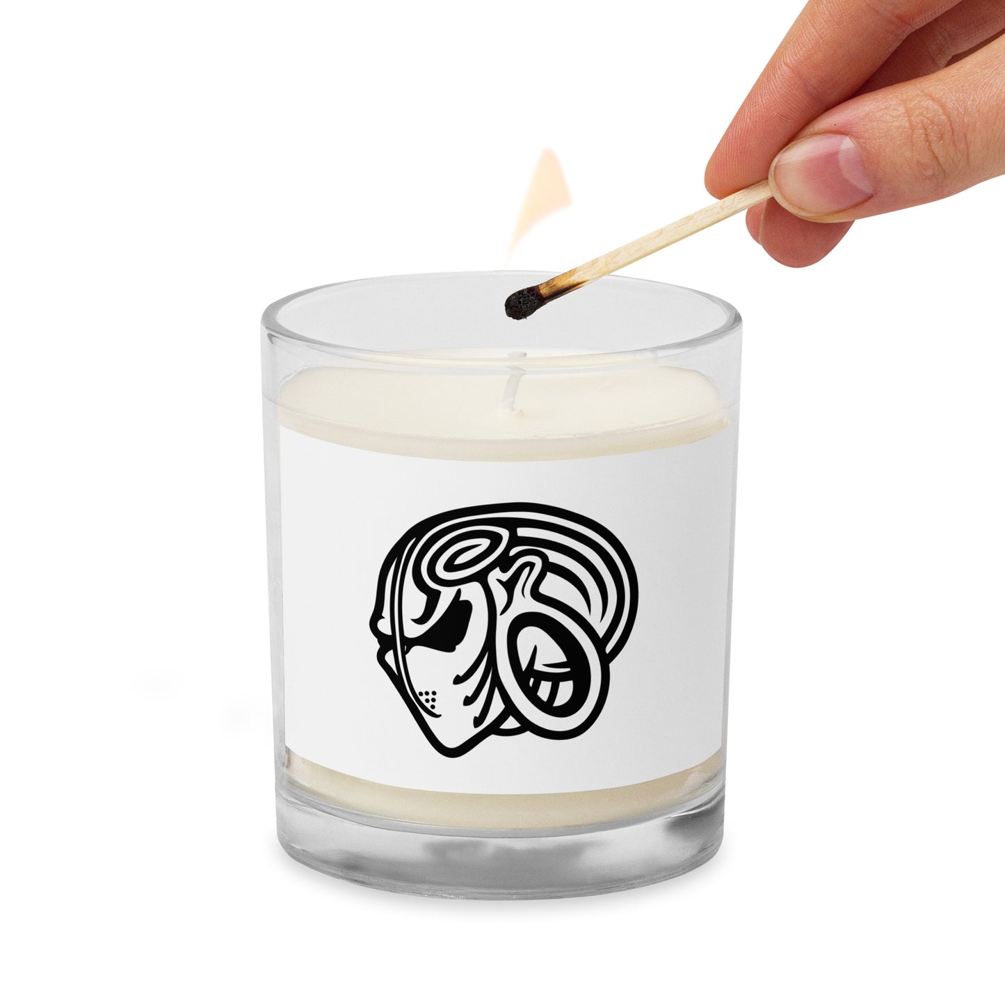 Team BME Glass jar soy wax candle