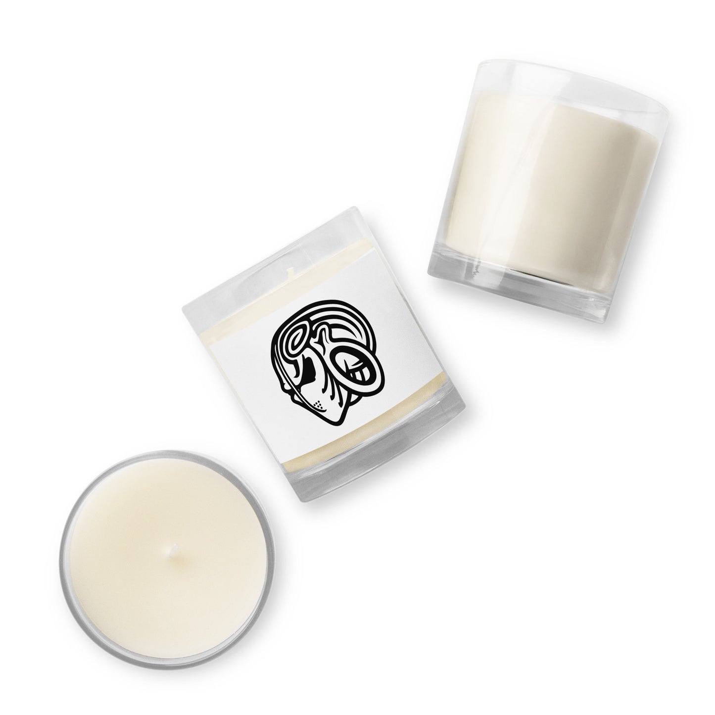 Team BME Glass jar soy wax candle