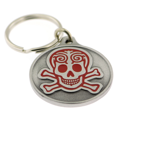 BME Rock n' Roll Skull Keychain