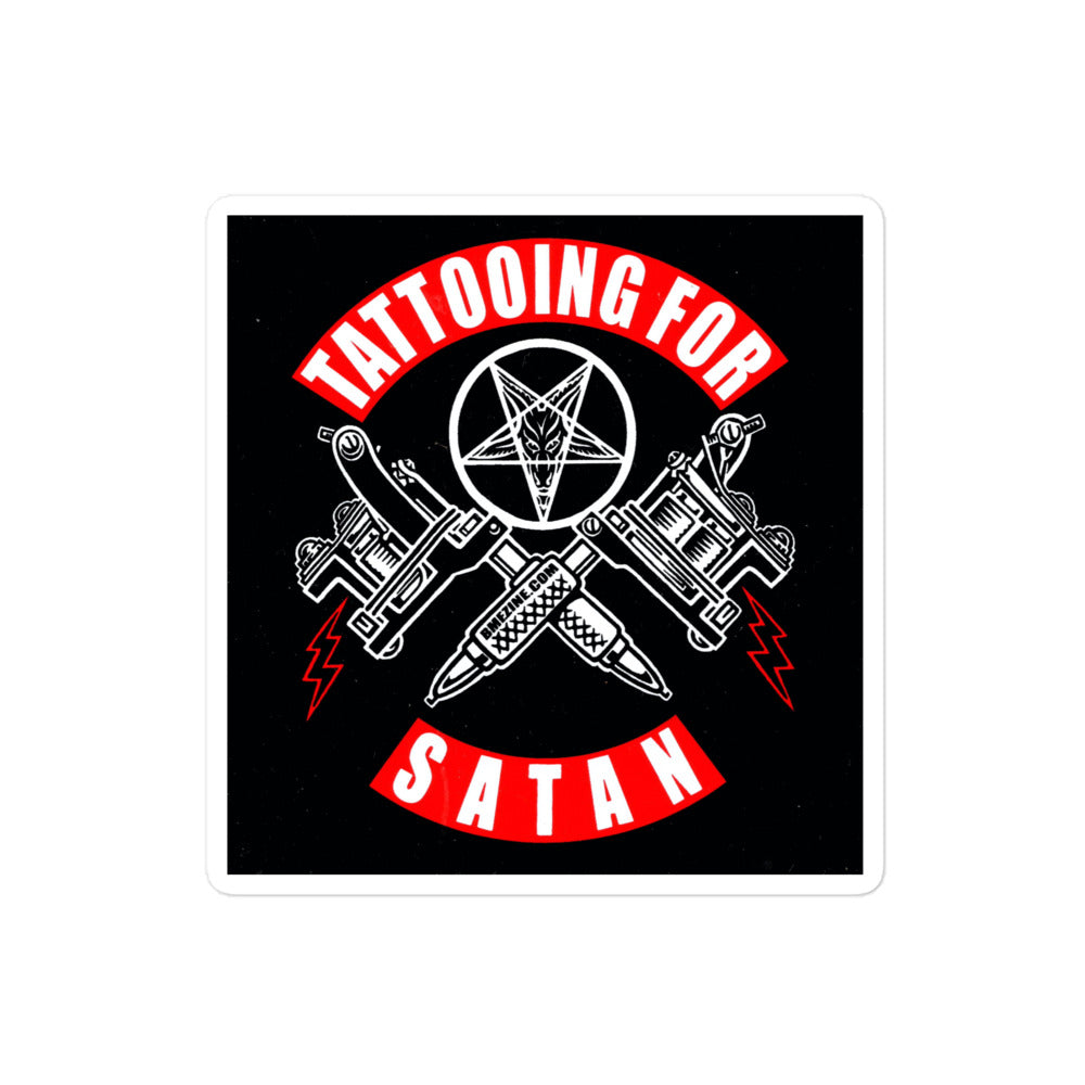 Tattooing For Satan (Bubble-free stickers)