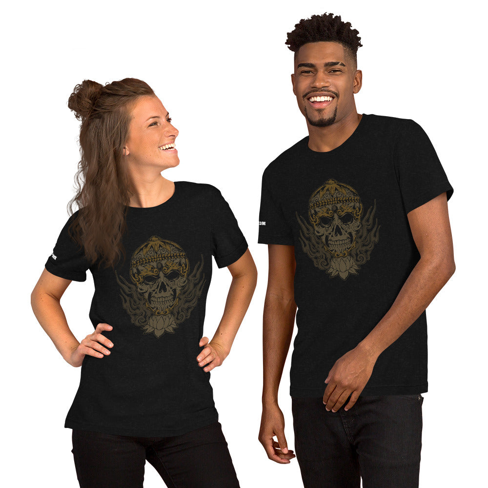 BME Tibetan Skull Unisex t-shirt