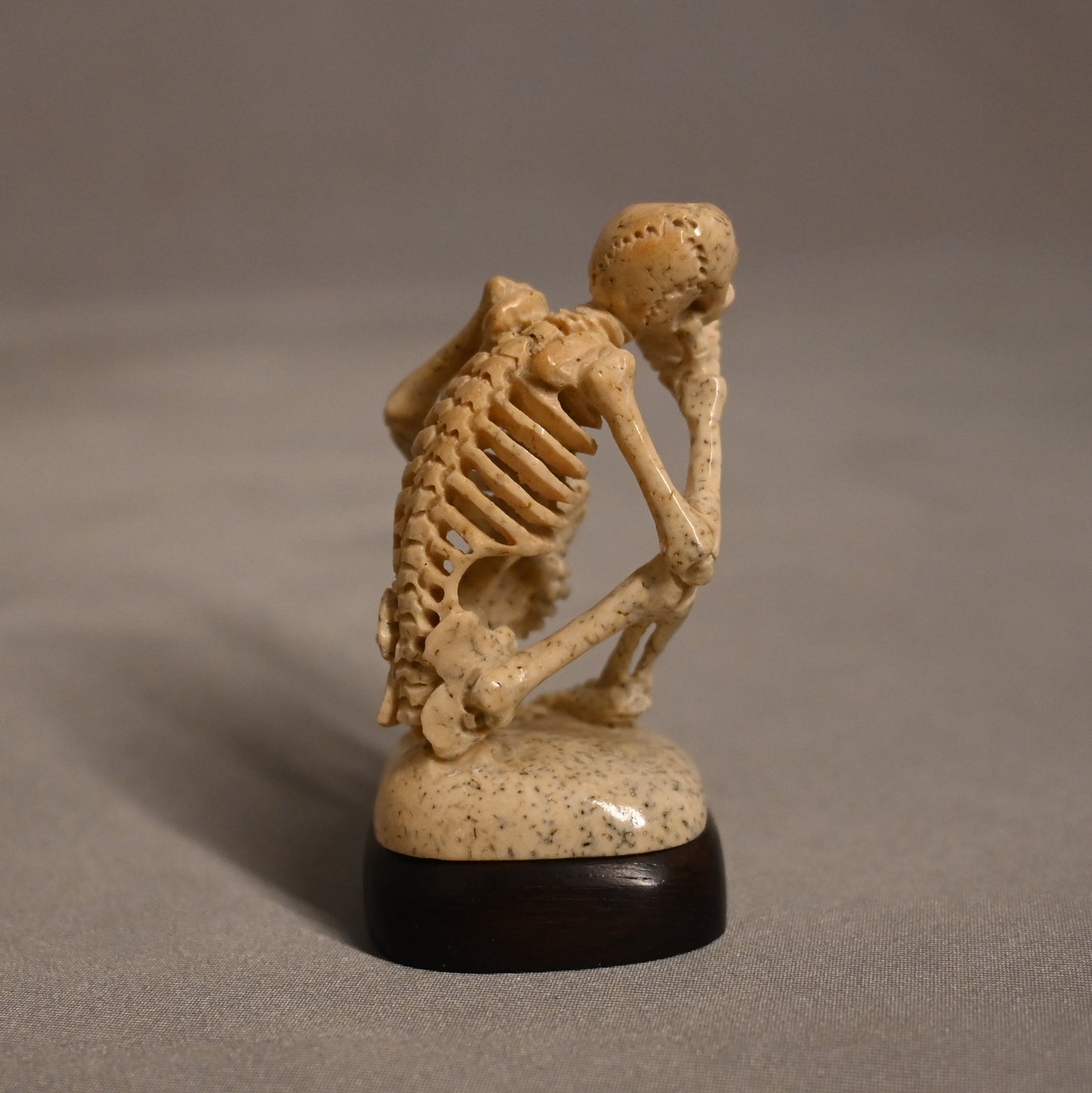 Carved Bone Skeleton Wondering