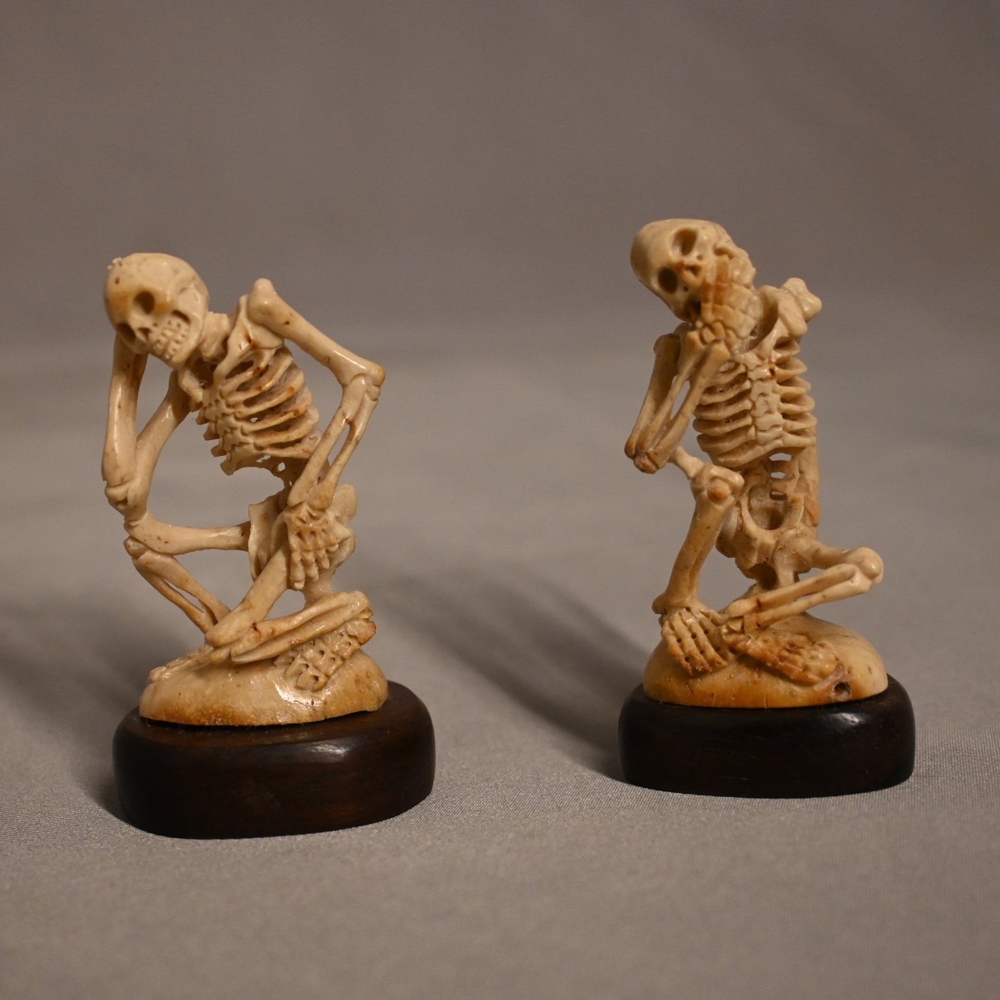 Bone Statues pair