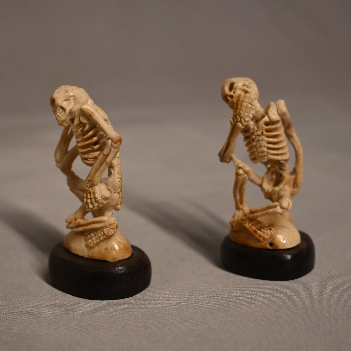 Bone Statues pair