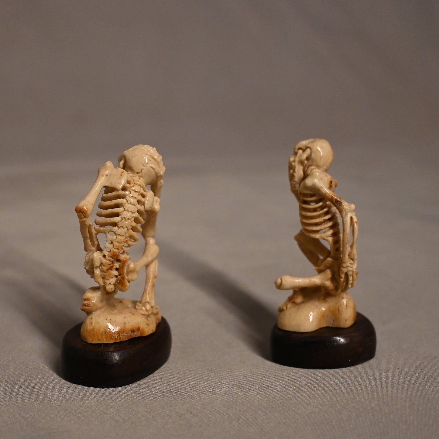 Bone Statues pair