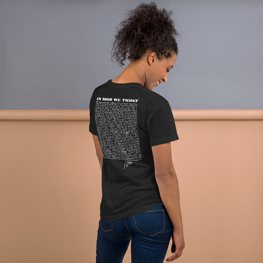 In Mod We Trust Unisex t-shirt