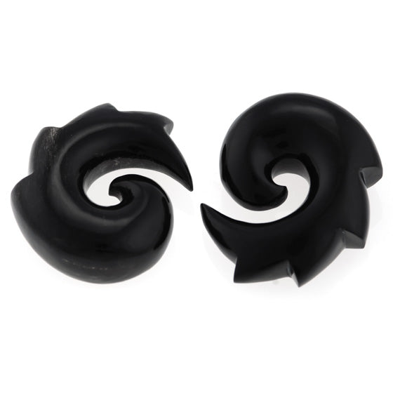 Tribal Spirals - Water Buffalo Horn