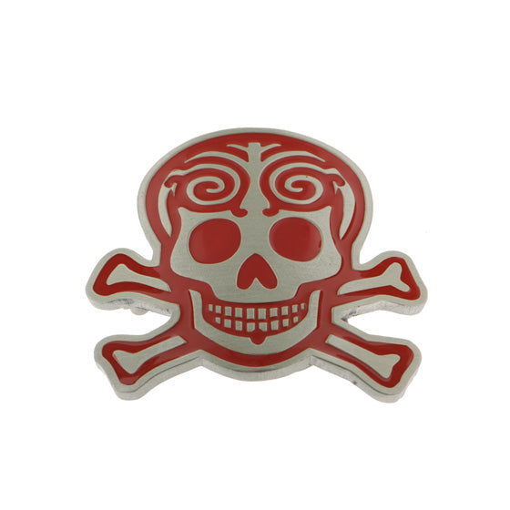 Rock n Roll Skull Belt Buckle