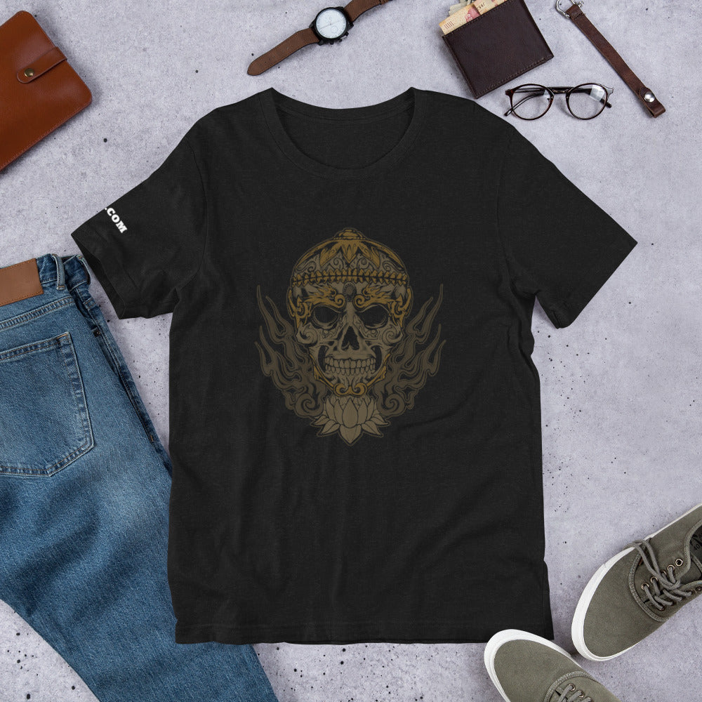 BME Tibetan Skull Unisex t-shirt